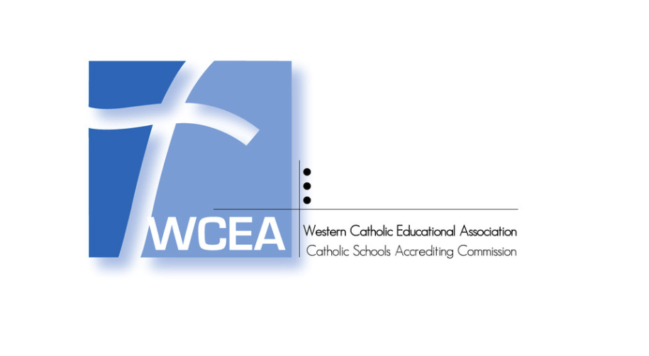 Logo for the Western Catholic Educational Association, Catholic Schools Accrediting Commission.