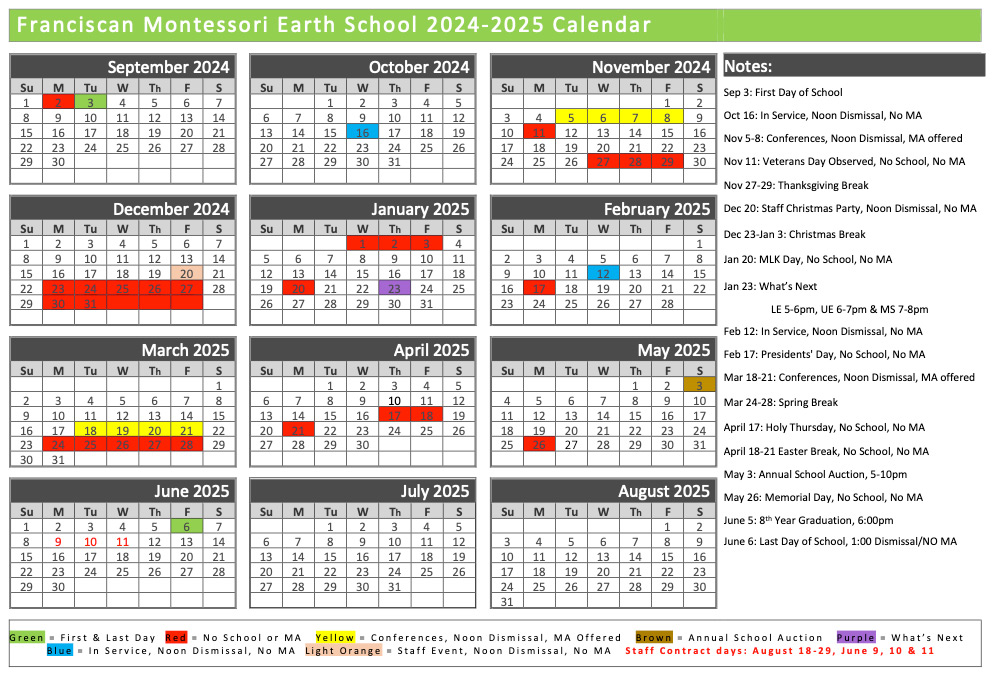 2024-2025-School-Calendar